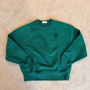 Ami Alexandre Mattiussi Emerald Crewneck Sweater
